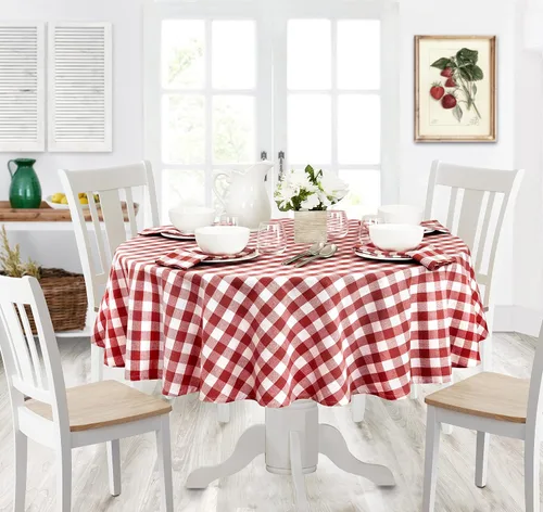 Vista 34 de Home Bargains Plus Country Rustic Buffalo - Juego de 4 manteles individuales de algodón a cuadros, color negro, a cuadros, de fácil cuidado