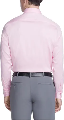 Vista 2 de Van Heusen Camisa de vestir para hombre, ajuste regular, ultra sin arrugas, cuello flexible, elástica, sólida