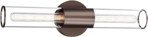 Vista 11 de Lámpara de pared de 2 luces para tocador de baño, aplique de pared de níquel cepillado con vidrio blanco ópalo, lámpara de pared interior E26, luz