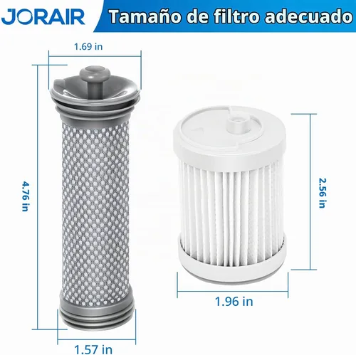 Vista 6 de Kit de filtro de repuesto compatible con Tineco A10/A11 Hero, Pure One S11, A11 PET, A10/A11 Master, PWRHERO11 Snap aspiradora inalámbrica, paquete