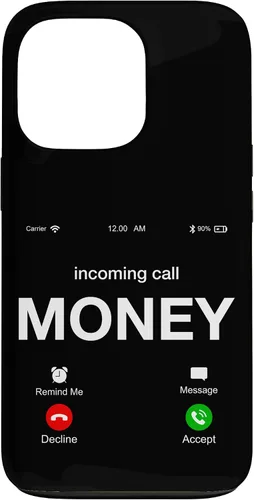Vista 10 de Incoming Call Money is Calling Illustration Graphic Designs - Carcasa para iPhone 17