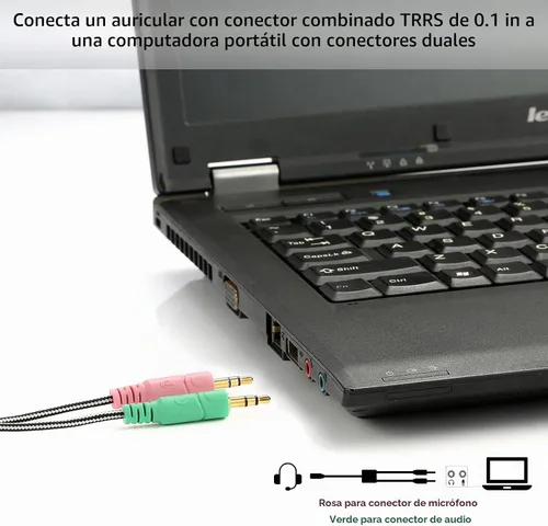 Vista 3 de MillSO adaptador jack de 3.5 mm