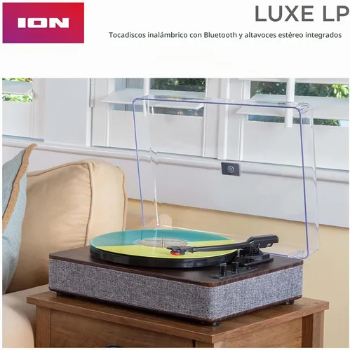 Vista 9 de ION Luxe LP - Reproductor de discos de vinilo Bluetooth con altavoces