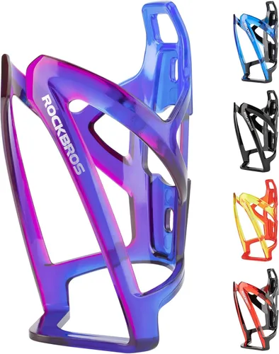 Vista 10 de ROCKBROS Portabotellas de Agua para Bicicleta Ultraligero, Jaulas para Botellas de Bicicleta con Tornillos y Herramienta, Soporte Universal