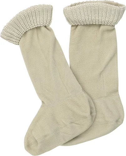 Vista 2 de Snowy Magnolia Forro polar con puño de punto, 2 pares