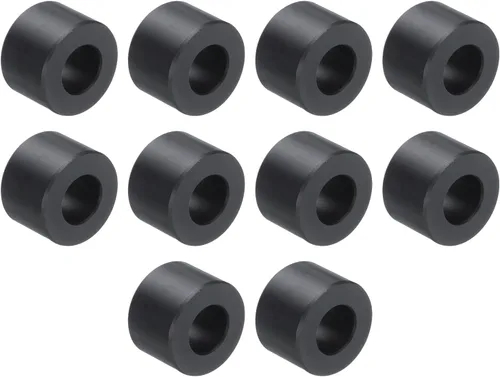 Vista 20 de uxcell 10 piezas de espaciador de aluminio con 1/2" de diámetro interno x 1" de diámetro exterior x 1" de longitud, con acabado liso, espaciador