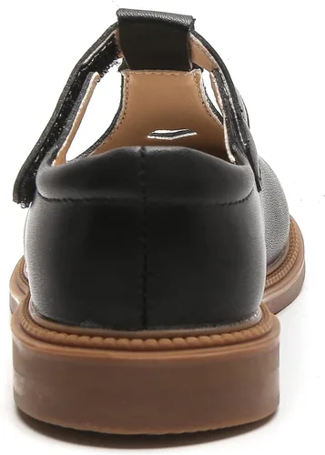 Vista 5 de DADAWEN Zapatos de vestir para niñas, zapatos planos Mary Jane para fiesta de regreso a clases, zapatos de boda (niñoniño pequeñoniño grande)