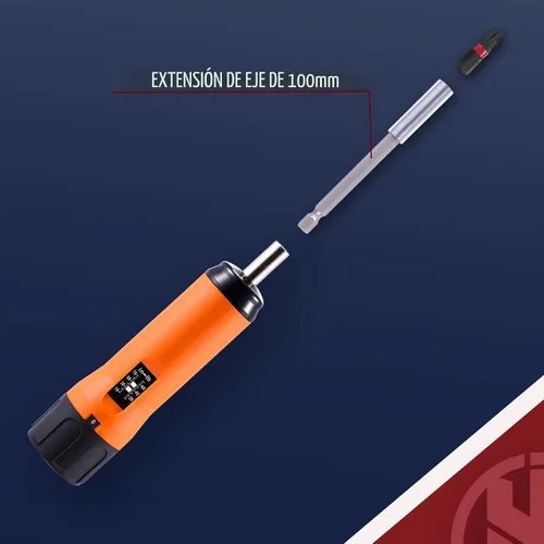 Vista 9 de KNINE OUTDOORS Juego de Llaves de Torsión/Destornillador Dinamométrico de 10-70 Libras-Pulgada para Mantenimiento con Mango de Barra en T, 40 Puntas