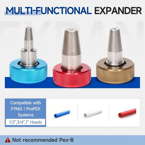 Vista 5 de iCrimp PEX Kit de herramientas de expansión 1/2"-1", F1960 / ProPEX