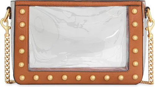 Vista 7 de Rebecca Minkoff M.A.B. Bolso bandolera transparente aprobado para estadio, cartera transparente para conciertos y eventos
