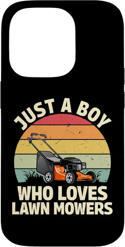 Vista 17 de just a boy who Loves Lawn mowers Funny Gardening Lover Art Case for iPhone 17