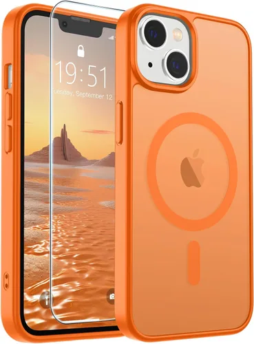 Vista 196 de SUPFINE Funda magnética para iPhone SE 2022 (3ª)/2020 (2ª), iPhone 8 (compatible con MagSafe) (protección contra caídas de grado militar), funda
