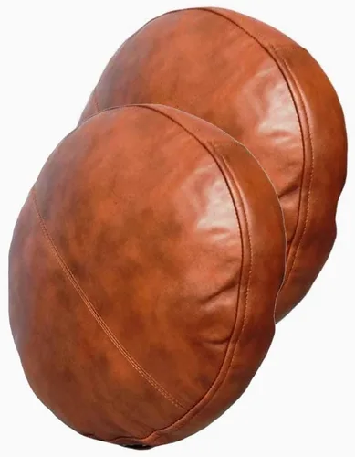 Vista 9 de Funda de almohada redonda de piel de cordero – Funda de cojín para sofá – Fundas decorativas circulares para cojín para sala de estar y dormitorio