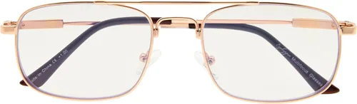 Vista 24 de BFOCO Gafas de lectura progresivas multienfoque anti UV para hombre, 3 niveles, lectores de visión para mujer (dorado, +1.00)