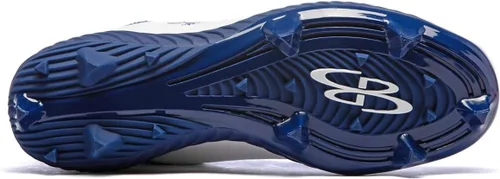 Vista 2 de Boombah Botines Moldeados Raptor BlancoAzul Real - Talla 8