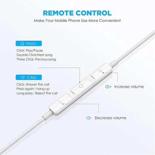 Vista 3 de Auriculares USB C para iPhone 16 15 Auriculares USB C con cable con micrófono y control remoto con cancelación de ruido para iPhone 16 pro, iPad