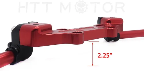 Vista 3 de HB-YMT09-A- Juego de manillares de placa adaptadora con clip compatible con MT-09 FZ-09 2013-2016