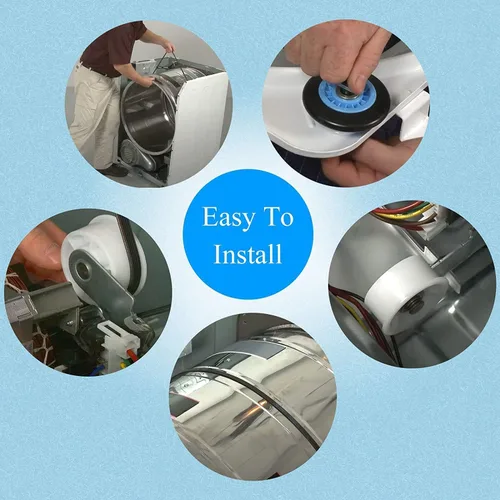 Vista 3 de DC97-16782A Rodillo de tambor de secadora compatible con el kit de repuesto de rodillos de secadora Samsung - Sustituye DC97-07523A PS4221885
