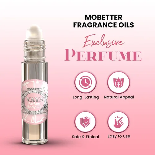 Vista 3 de MOBETTER FRAGRANCE OILS Aceite corporal con fragancia YAYA Parfum para mujer