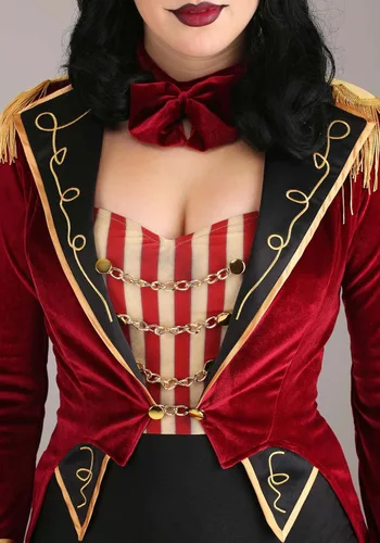 Vista 4 de Disfraz de Ringmaster oscuro para mujer