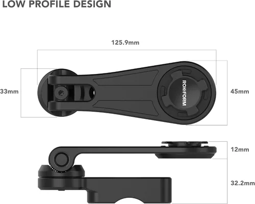 Vista 6 de ROKFORM Soporte de percha para motocicleta, se adapta a la mayoría de Harley, métricas y cruceros indios, asegura la celda a través de RokLock e