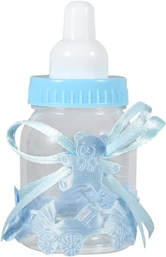Vista 3 de Caja de ducha de biberón para bebé, caja de botellas de chocolate de caramelo, decoración de regalos, botellas de caramelo multifuncionales, botella