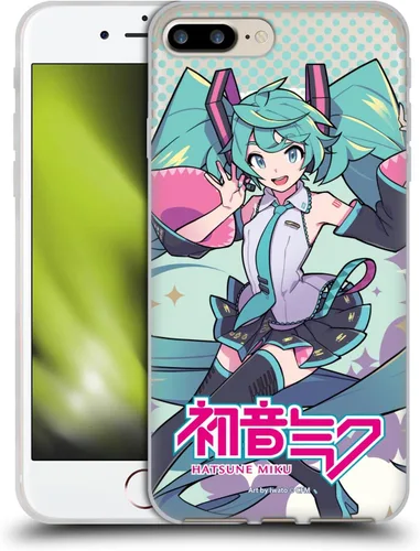 Vista 19 de Head Case Designs Licencia Oficial Hatsune Miku Gráficos Lindos Carcasa de Gel [Protección de Grado Militar] Compatible con Apple iPhone 7