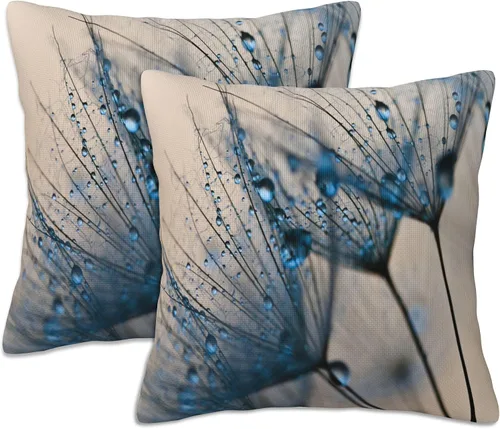 Vista 8 de Juego de 2 fundas de almohada con diseño de punto dálmata con corazón rosa de 18 x 18 pulgadas, fundas decorativas para dormitorio, sala de estar