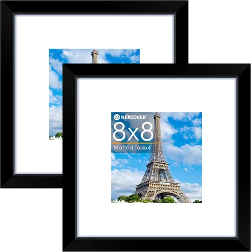 Vista 8 de NEXCOVER Portarretratos de 8.5 x 11 pulgadas, color negro, 10 unidades, marcos de fotos de 8.5 x 11 pulgadas con plexiglás HD inastillable, marcos