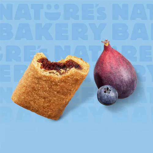 Vista 5 de Nature's Bakery - Minis de barra de higos y arándanos, fruta real, sin nueces, paquete de 60
