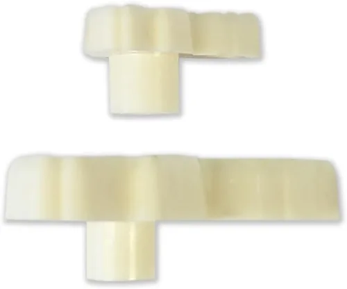 Vista 5 de JEM PopIt - Molde para decoración de pasteles, manos rezando, tamaño pequeño y grande, color blanco
