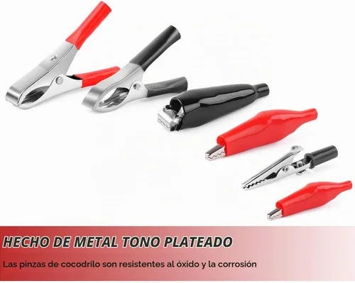 Vista 6 de Nilight - 50052R 60pcs Metal Alligator Clip Clamp Surtido de Cable de Prueba Eléctrica Abrazadera de Batería Conector de cocodrilo Conector Surtido