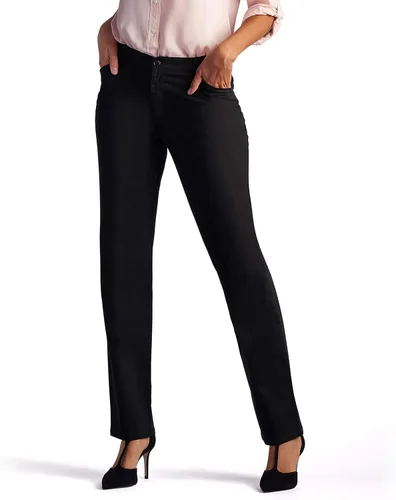 Vista 5 de LEE - Pantalones rectos de ajuste holgado para mujer, para todo el día Castaño (Roasted Chestnut)