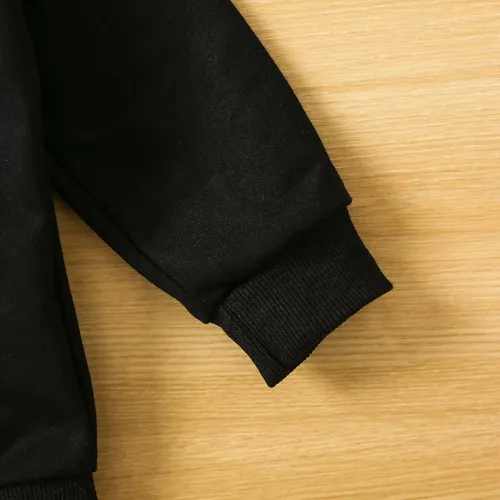 Vista 5 de Sudadera de cuello redondo para bebé, con estampado de excavador, manga larga, para otoño e invierno, ropa casual