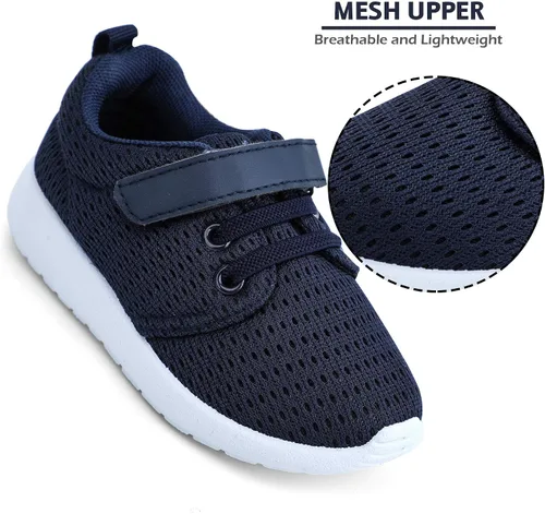 Vista 3 de HIITAVE Zapatillas deportivas para correr y caminar para niños y niñas