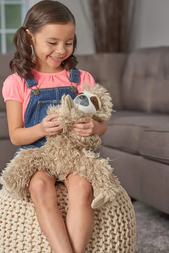 Vista 7 de Wild Republic cuddlekin Three Toed Sloth 12" Plush Cuddlekins