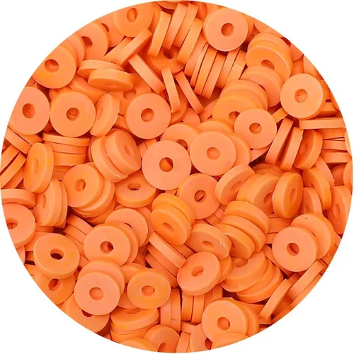 Vista 11 de Bundooraking - 2000 piezas de cuentas de arcilla negra (6 mm), cuentas Heishi para hacer joyas, pulseras y accesorios, paquete pequeño