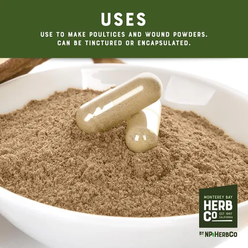 Vista 3 de MONTEREY BAY HERB CO. Eleuthero Root Powder Ginseng siberiano Utilizado para té y otras bebidas Forma de polvo, 1/4 lb