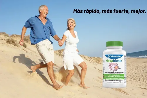Vista 5 de Suplemento Nexabiotic probiótico, 21 cepas multi-probiótico, suplemento con Lactobacillus acidophilus, Bifidobacterium infantis, Saccharomyces