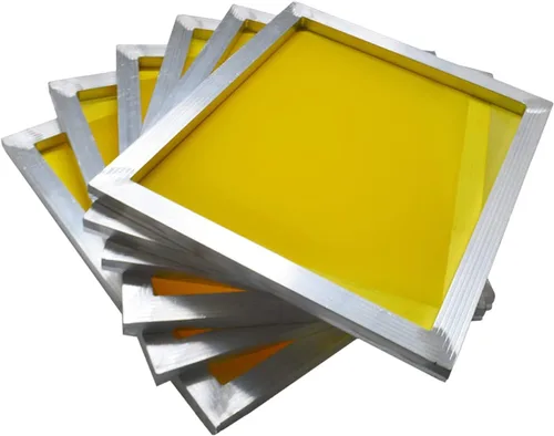 Vista 10 de INTSUPERMAI Marco de pantalla de seda de aluminio de 18 pulgadas x 20 pulgadas con marco de impresión de pantalla de seda preestirado blanco