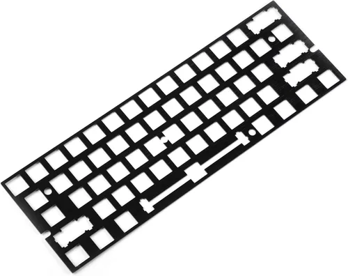 Vista 5 de YMDK GH60 GK61 RGB Controlador independiente de intercambio en caliente Tyce-C ANSI Teclado mecánico Kit de bricolaje Caja de plástico CNC Aluminio