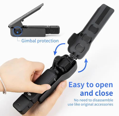 Vista 4 de Pocket 3 Funda protectora rígida para DJI Osmo Pocket 3 Accesorios con 3 ranuras de almacenamiento CPL/ND filtro