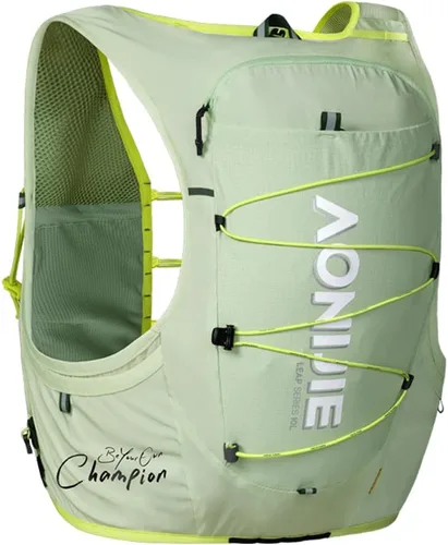 Vista 10 de AONIJIE Chaleco de hidratación para correr, ligero y de gran capacidad, para mujeres y hombres, mochila de hidratación para teléfonos de 6.8 pulgadas