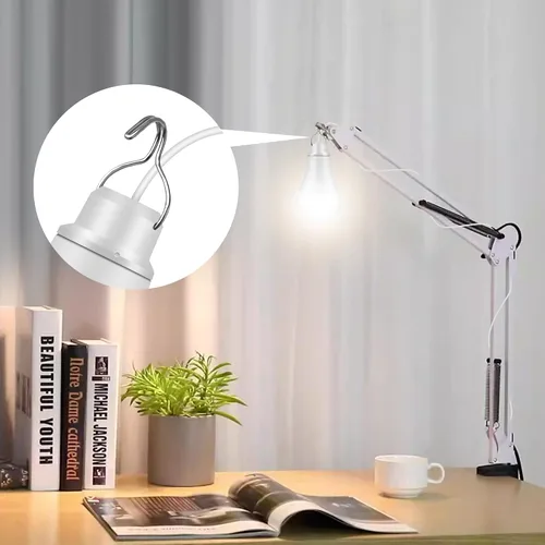 Vista 6 de SinKeu Estación de energía portátil de 150 W con bombilla LED USB de 5 W, generador solar de batería LiFePO4 para uso doméstico, camping, RV