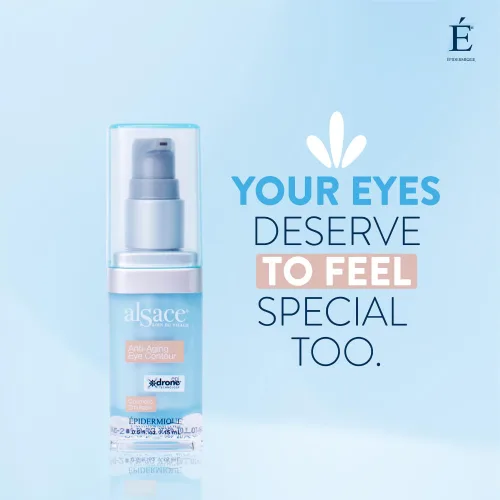 Vista 5 de EPIDERMIQUE - Contorno de ojos antienvejecimiento Alsace Crema hidratante para ojos con bioactivos, vitamina C y ácido hialurónico para arrugas