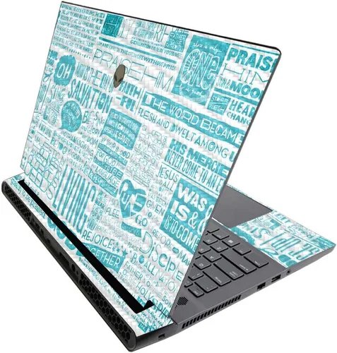 Vista 181 de MightySkins - Skin brillante con purpurina para Alienware M17 R3 (2020) y M17 R4 (2021) - Diversión de los años 90 Acabado duradero con purpurina