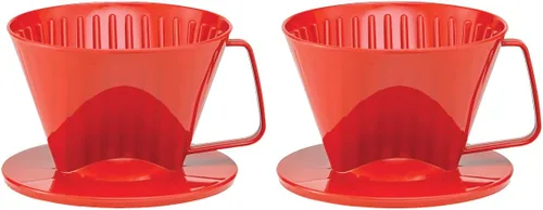 Vista 18 de Cono de Filtro de Café para Verter Fino, Tamaño Número 1, Negro, Prepara de 1 a 2 Porciones