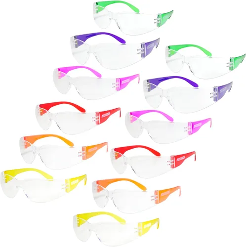 Vista 13 de Lentes protectores de seguridad Jorestech Eyewear, protección UV 400, paquete de 12