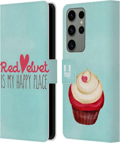 Vista 169 de Head Case Designs Assortment Cupcakes Happiness Leather Wallet Case Compatible with Samsung Galaxy A07 4G Surtido