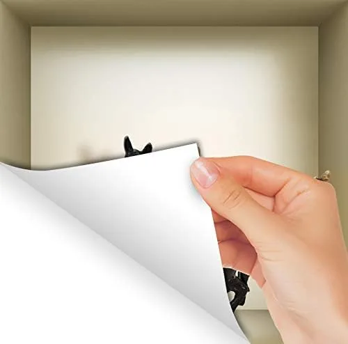 Vista 5 de NR1 - Juego de calcomanías de pared 3D, decoración de pared 3D, calcomanías de pared para sala de estar, calcomanías de pared para dormitorio